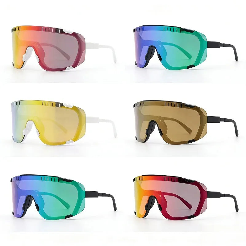 POC DEVOUR Road Bike Cycling Glasses Outdoor Windproof Riding Goggles UV400 Anti-glare Bicycle Eyewear for Men Women